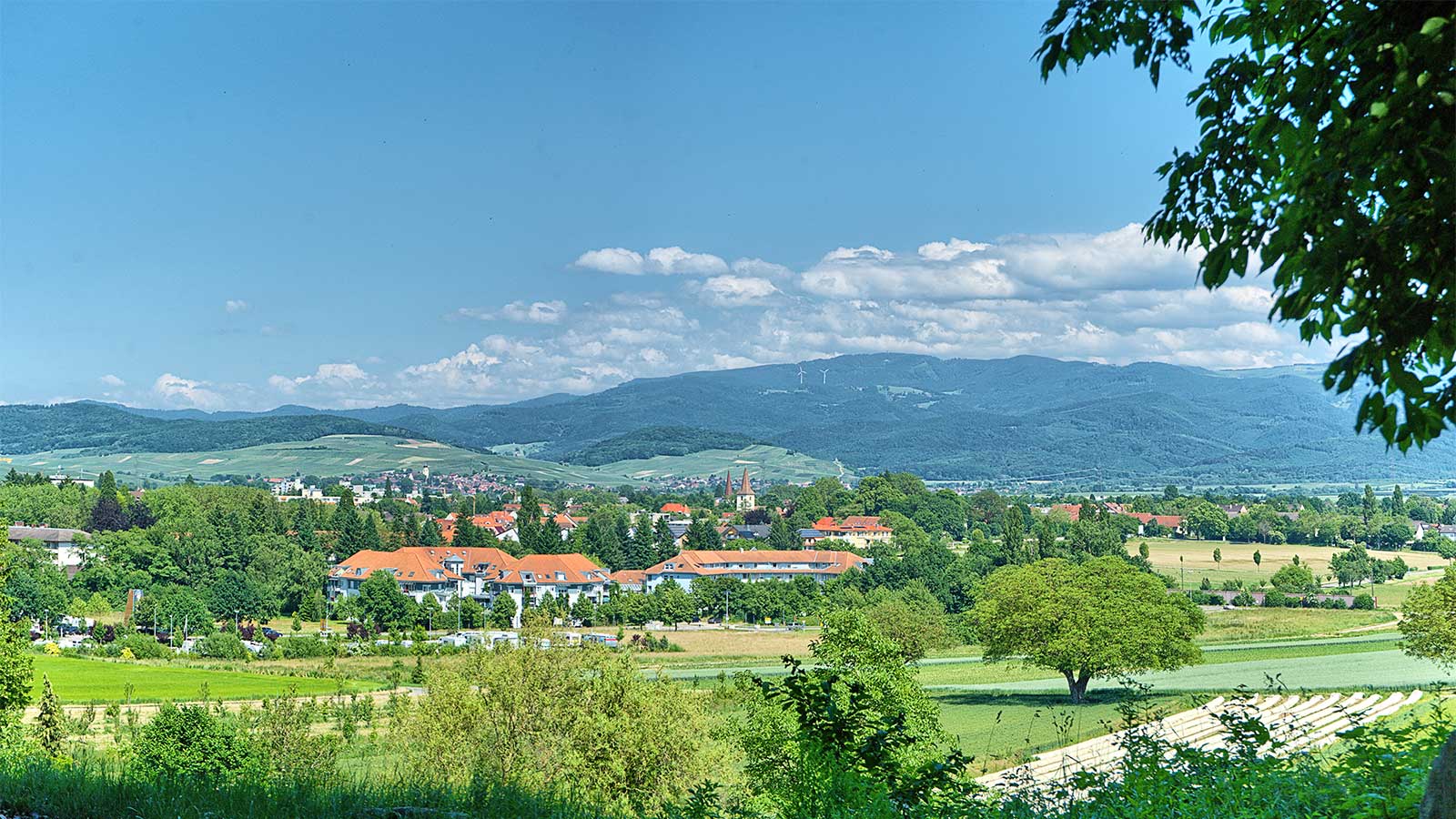 Blick auf Bad Krozingen